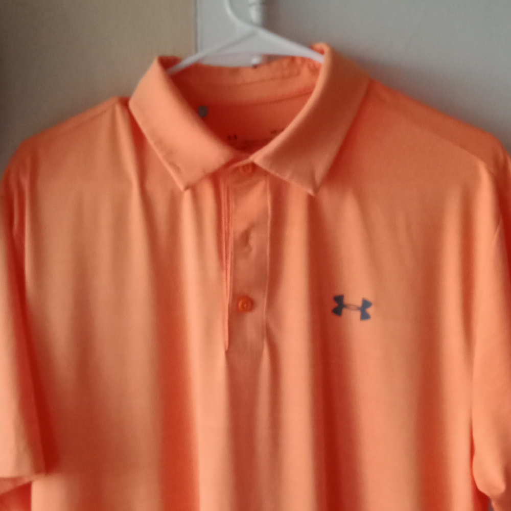 Men's Heat Gear Under Armour Golf Shirt Loose Fit